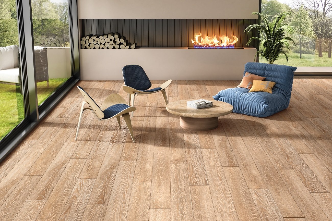 На пол Soft Teak Carving 20х120 - фото 10