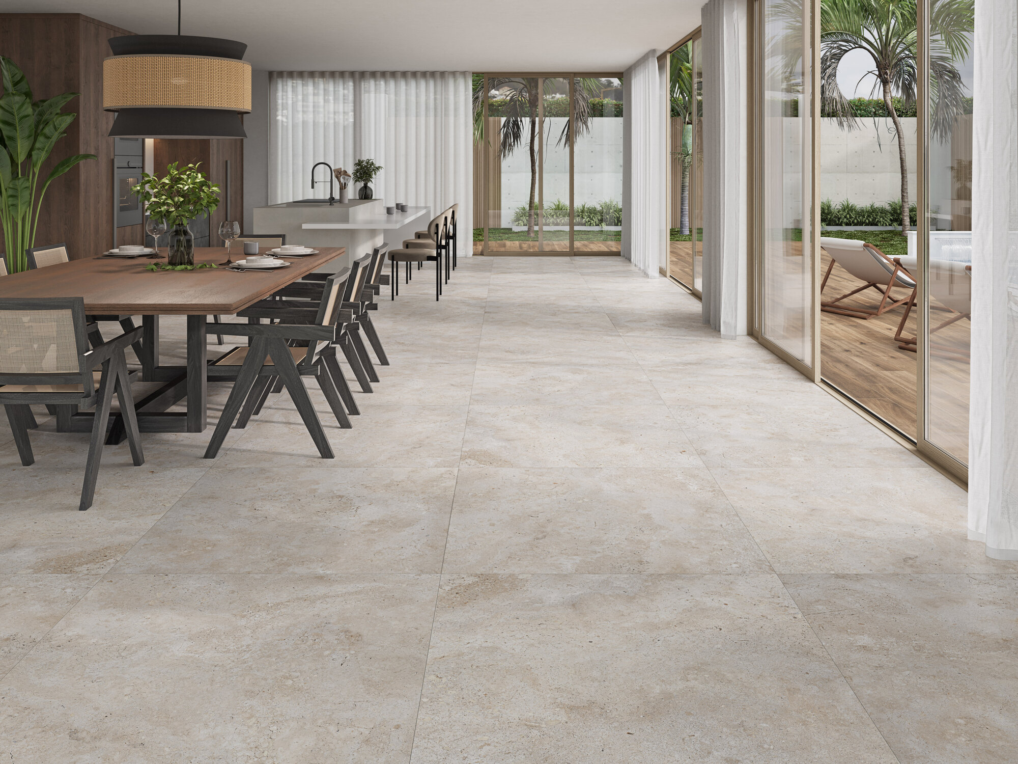 120PE03 На пол Petra Grey 3D Soft 60x120 - фото 3