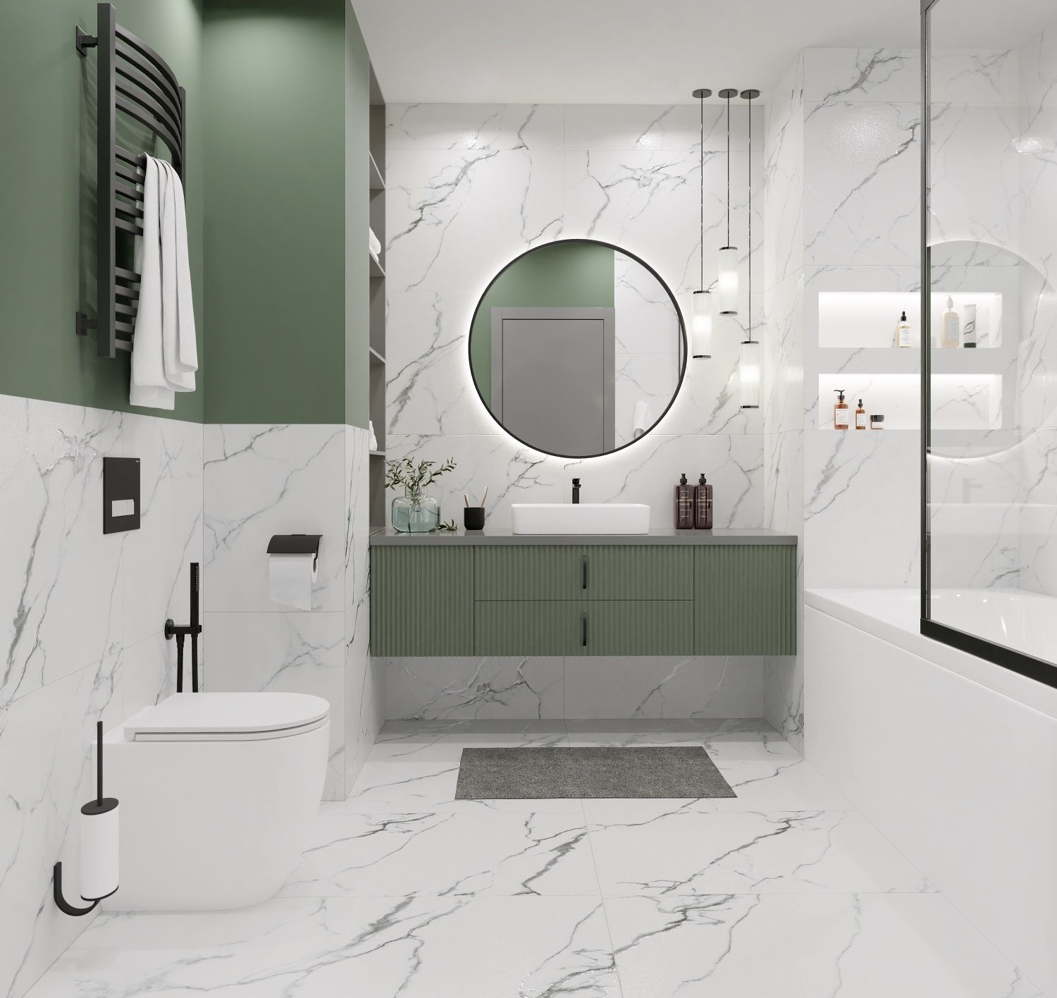 PC203 На пол Bellevue Punch-Carving 60х120 - фото 6