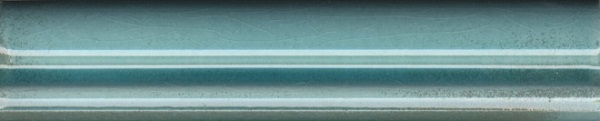 PFG008 Бордюр Салинас Багет лазурный глянцевый 15x2