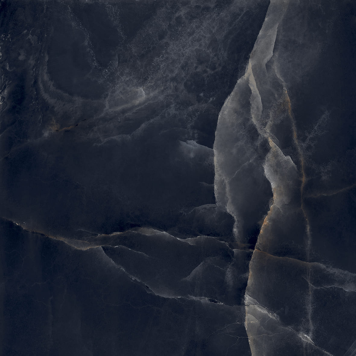 На пол Interstellar Black Чёрный полированный 80х80 - фото 8