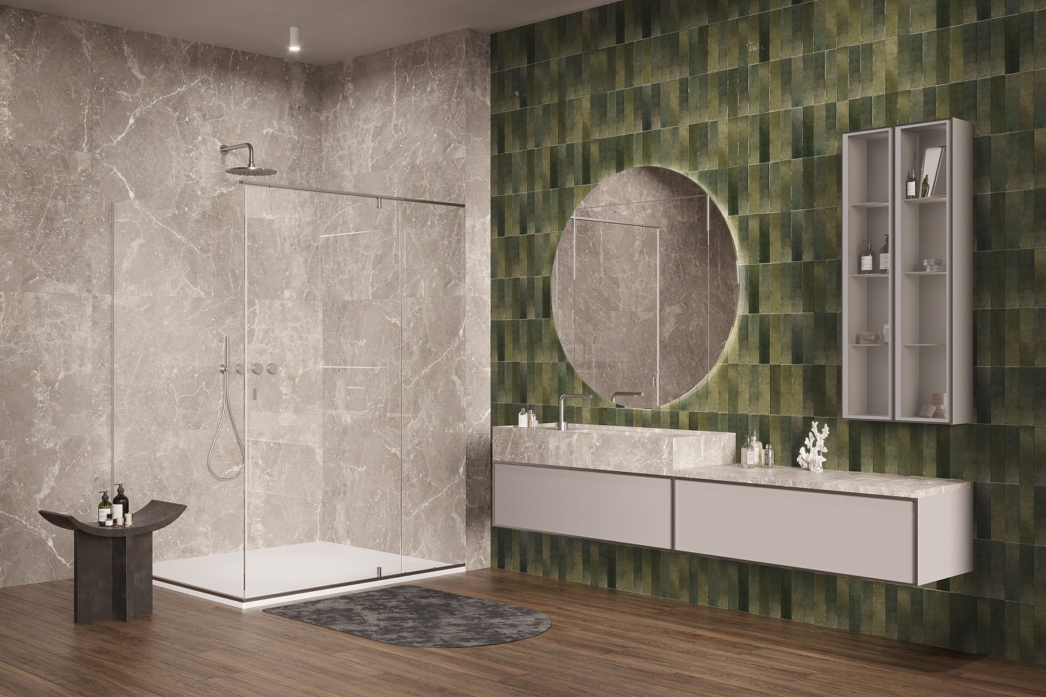 12-01-4-29-04-06-2563 На стену Magic Grey 5.85x24 - фото 4