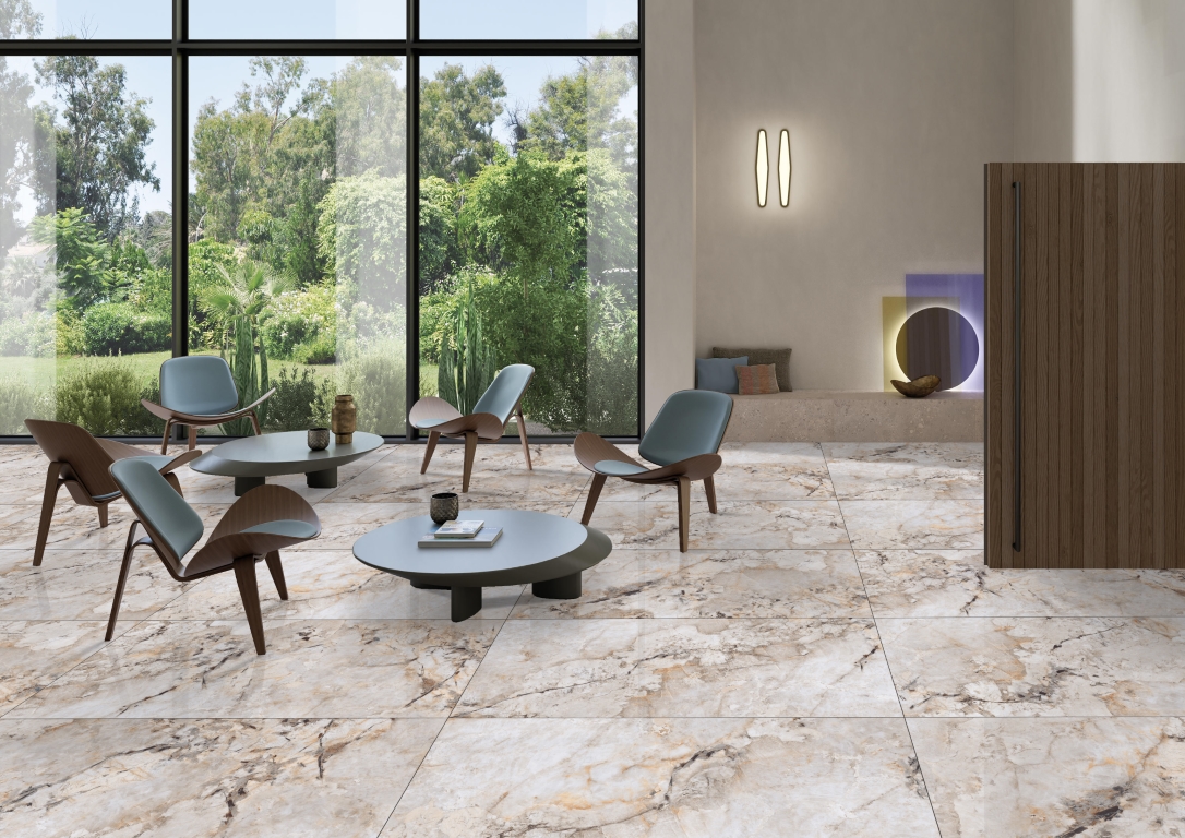 На пол Granada Marmo Beige Polished 60x120 - фото 7