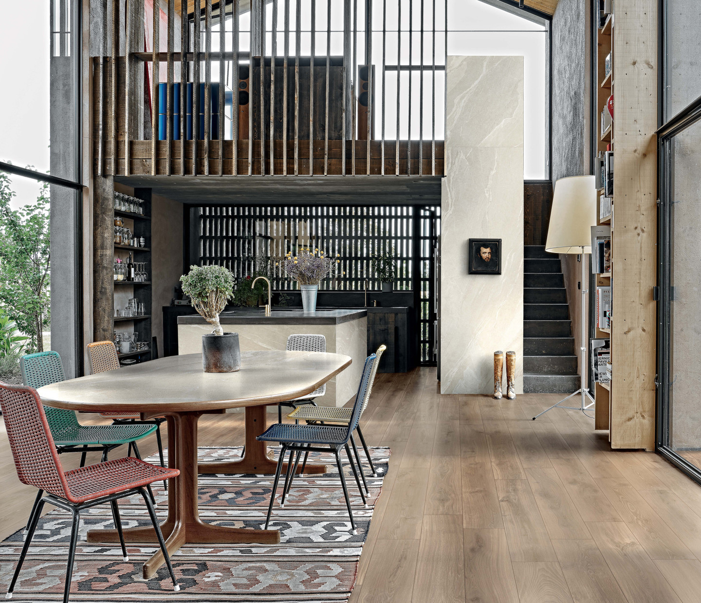 776475 На пол Woodslate Life Dove Matte Ret 60x60 - фото 20