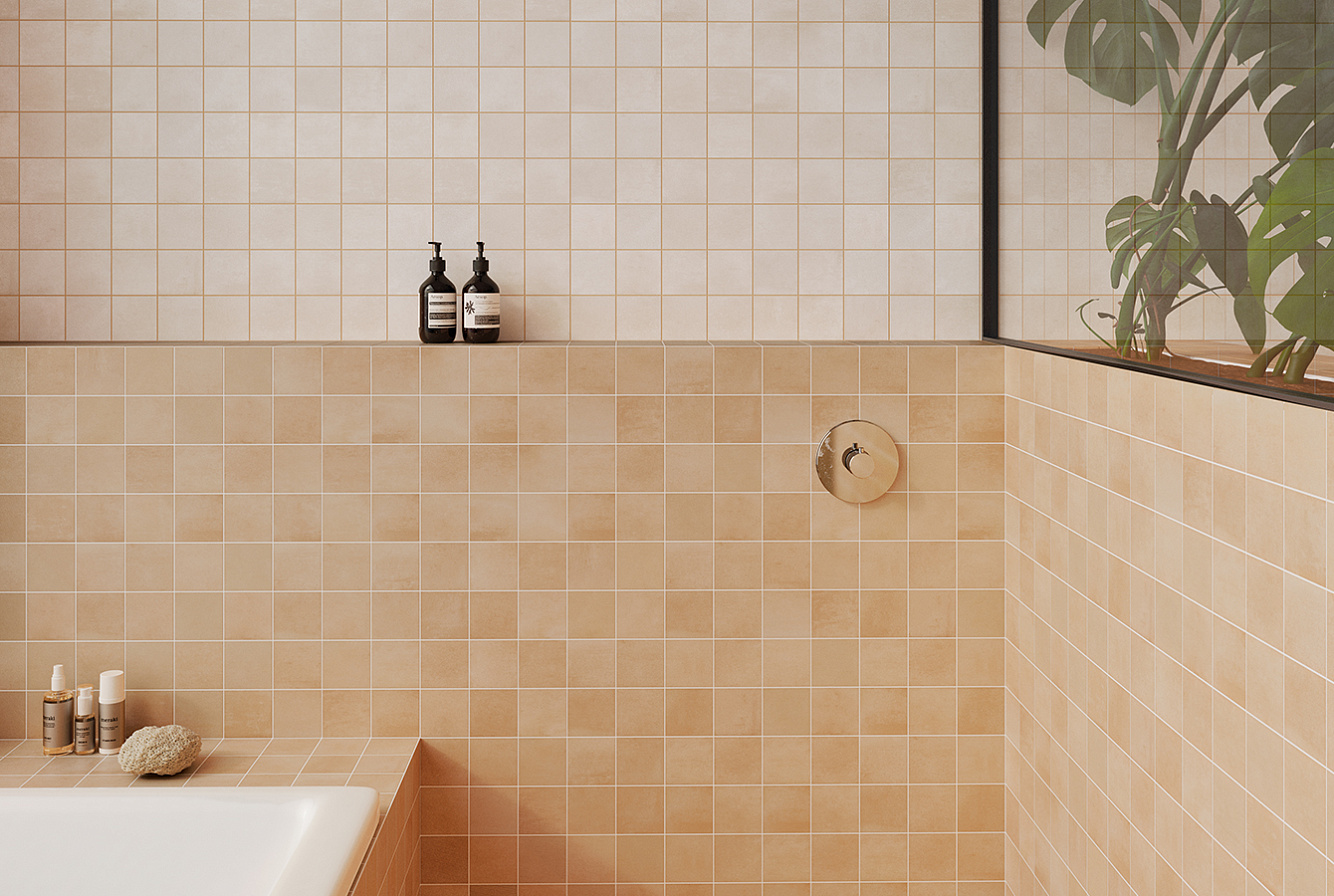 131370 На пол Raster Lines M Chalk 15x15 - фото 6