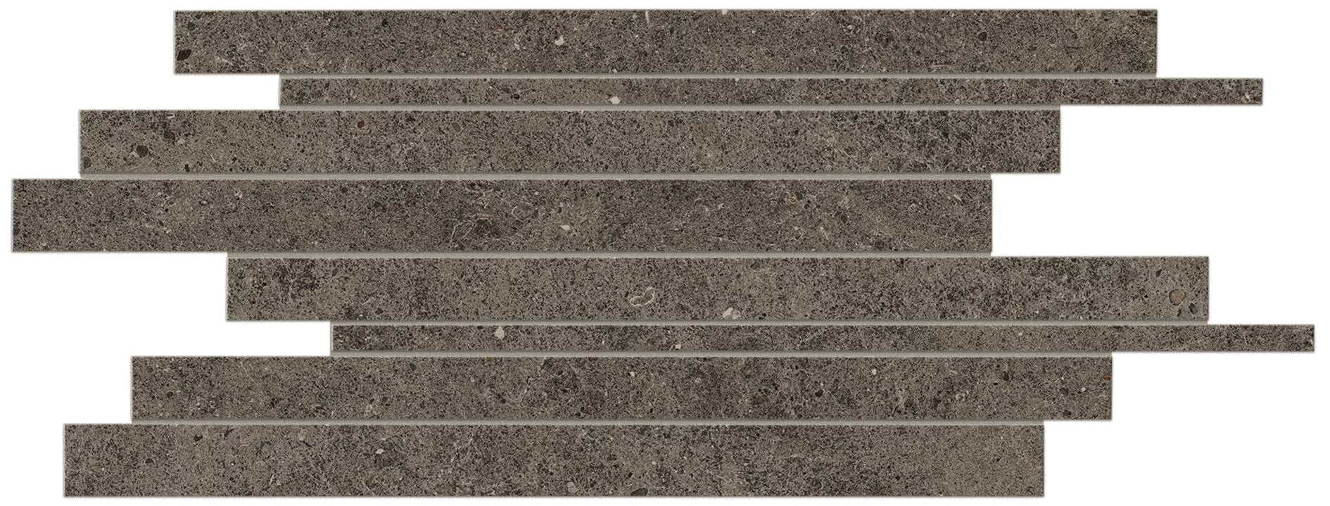 A7DB На пол Boost Stone Tobacco Mosaico Brick 30x60