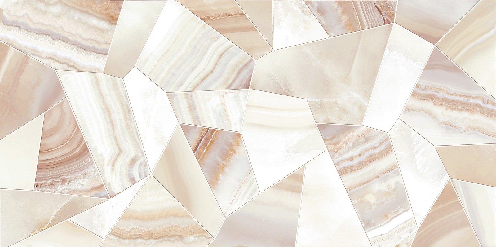 TWU09BGM014 На стену Bergamo Кремовый геометрия - фото 2