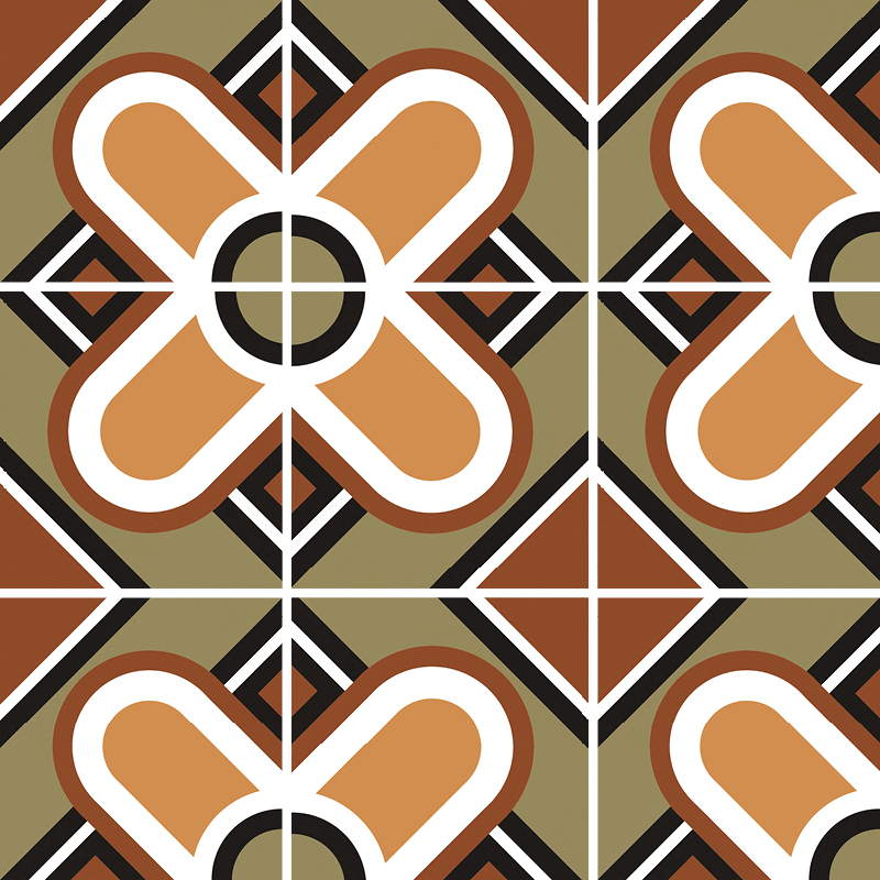 27697 На пол Bauhome Blume Warm 20х20