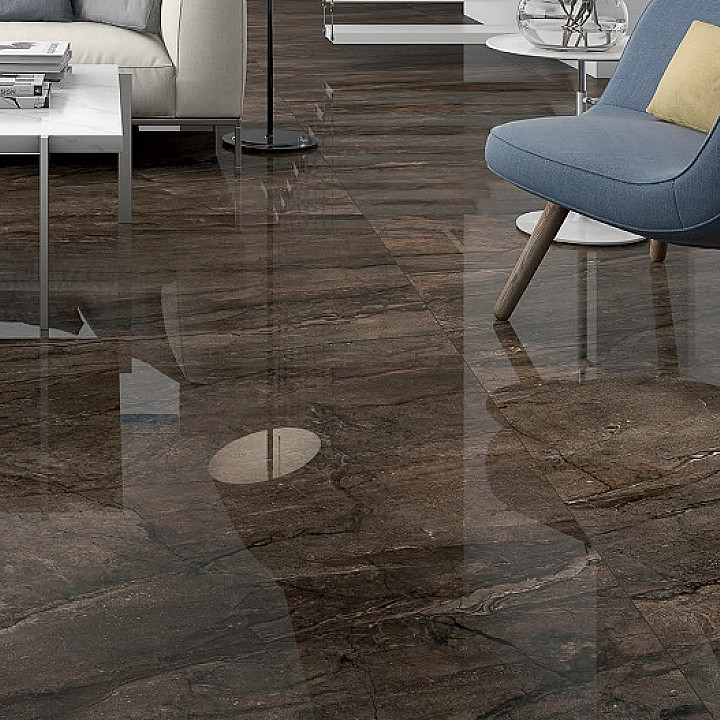 На пол Milos Blue Super Polished 60x120 - фото 4