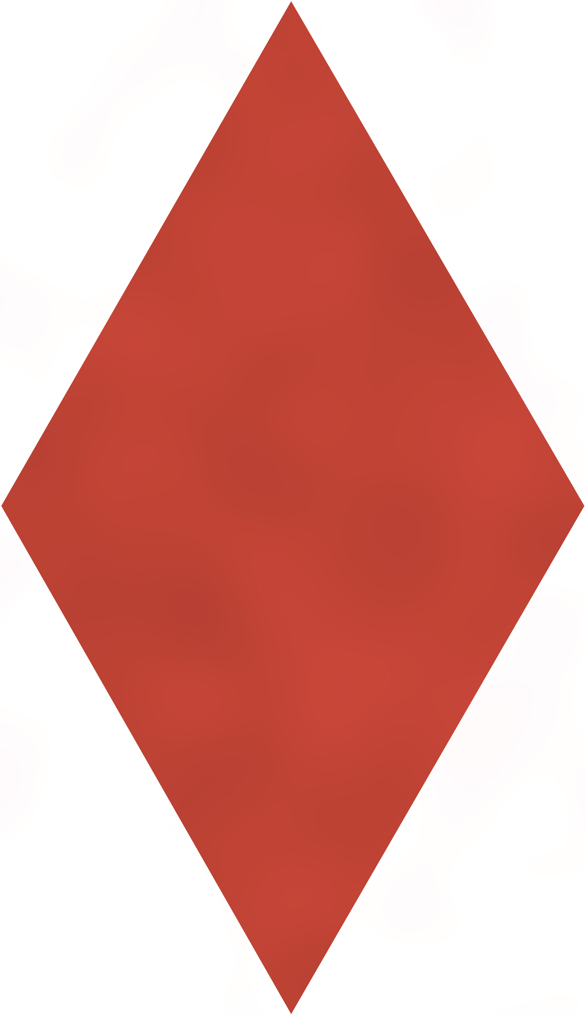 KMD2SRB007BN Декор Риад Красный глянцевый 13.5x7.8x0.9 - фото 3