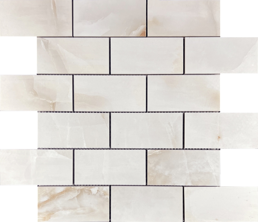 Декор Onix Classic Mosaic Classic Onix Brick Bone - фото 3