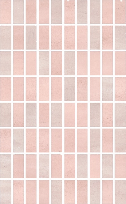 MM6281 Декор Аверно Розовый мозаичный