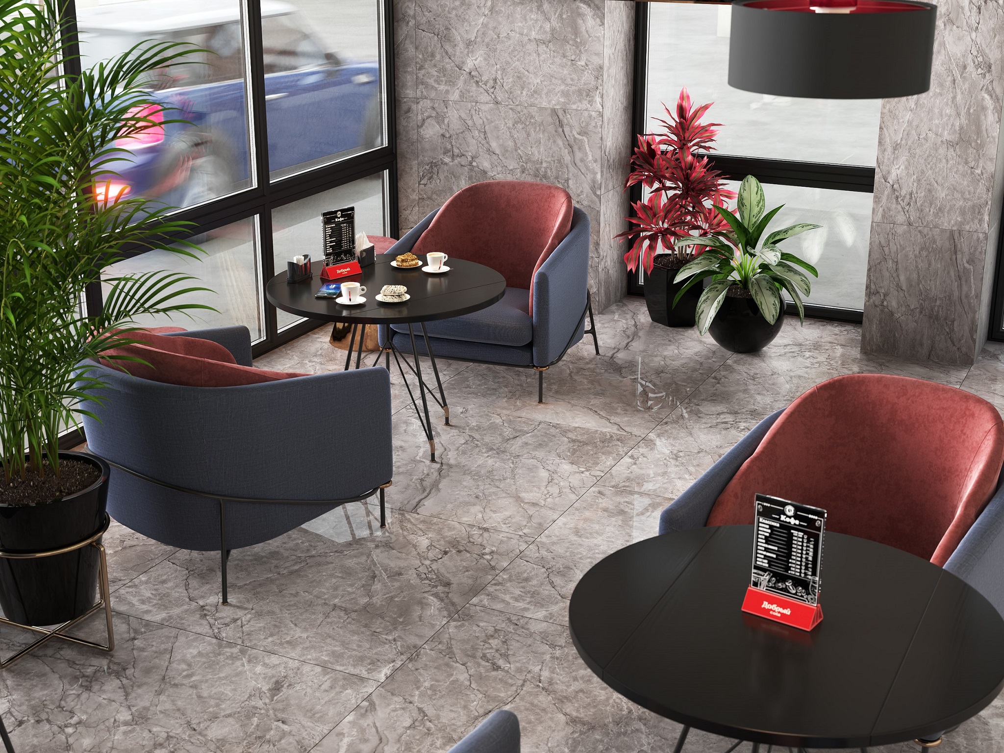 На пол Starfall Полированный 100x100 - фото 2