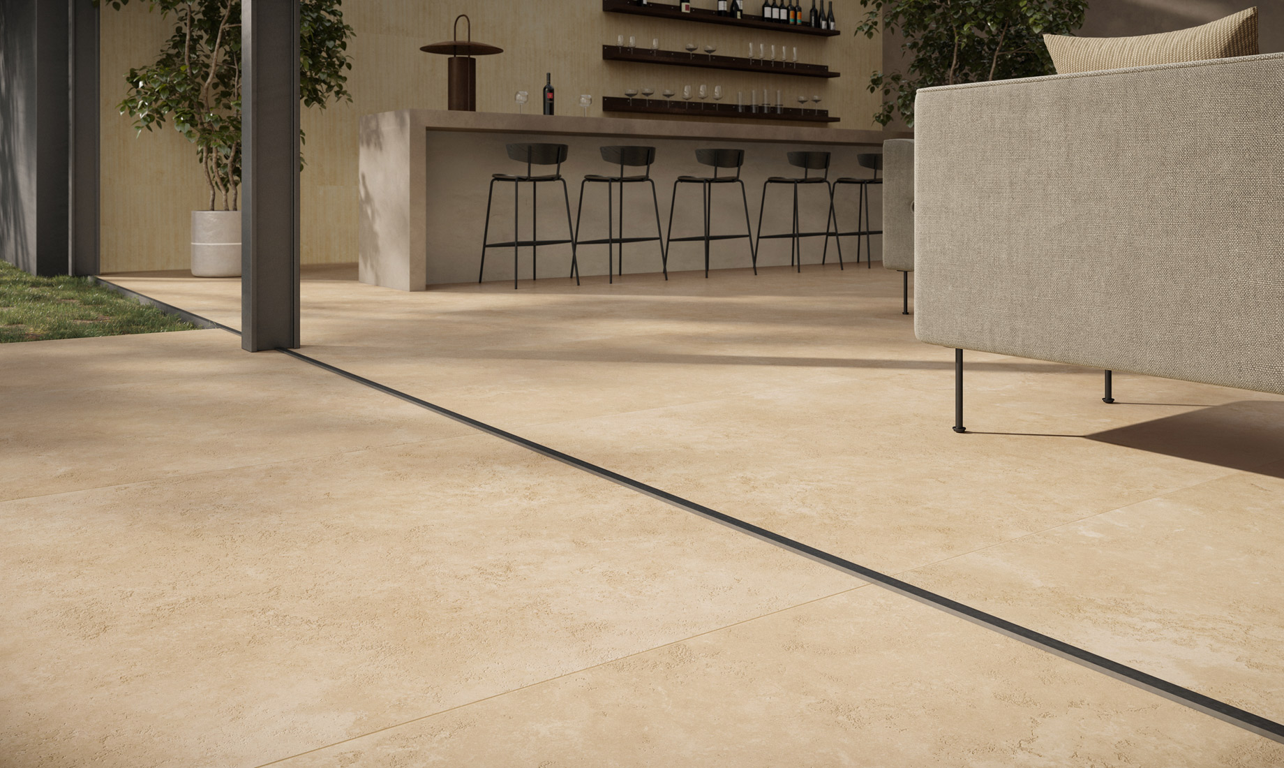 141123 На пол Mythology Simbios Taupe Nat Rect 60x120 - фото 6