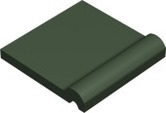 На пол Метлахская плитка 100FG0VEF POOL EDGE DARK GREEN VEF 10x10