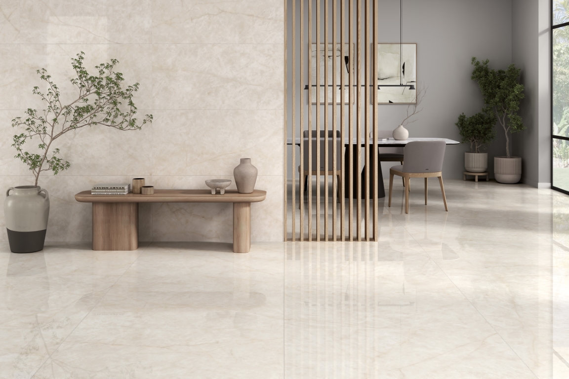 3ACPDONCOPAA На пол Doncella Ivory Polished Rect 6mm 120x280 - фото 5