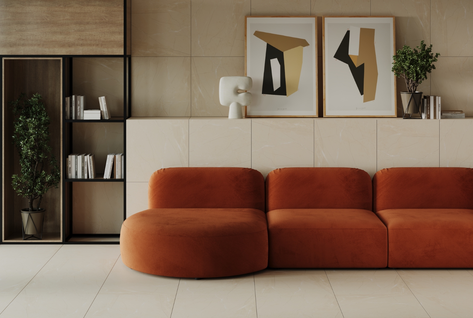 Е-5026/МR/600x600x9 На пол Pulpis Ivory Ректификат 600х600х9 - фото 9