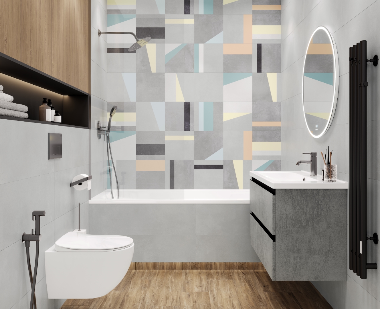 13133TR На стену Grip Bianco матовый обрезной 30x89.5 - фото 10