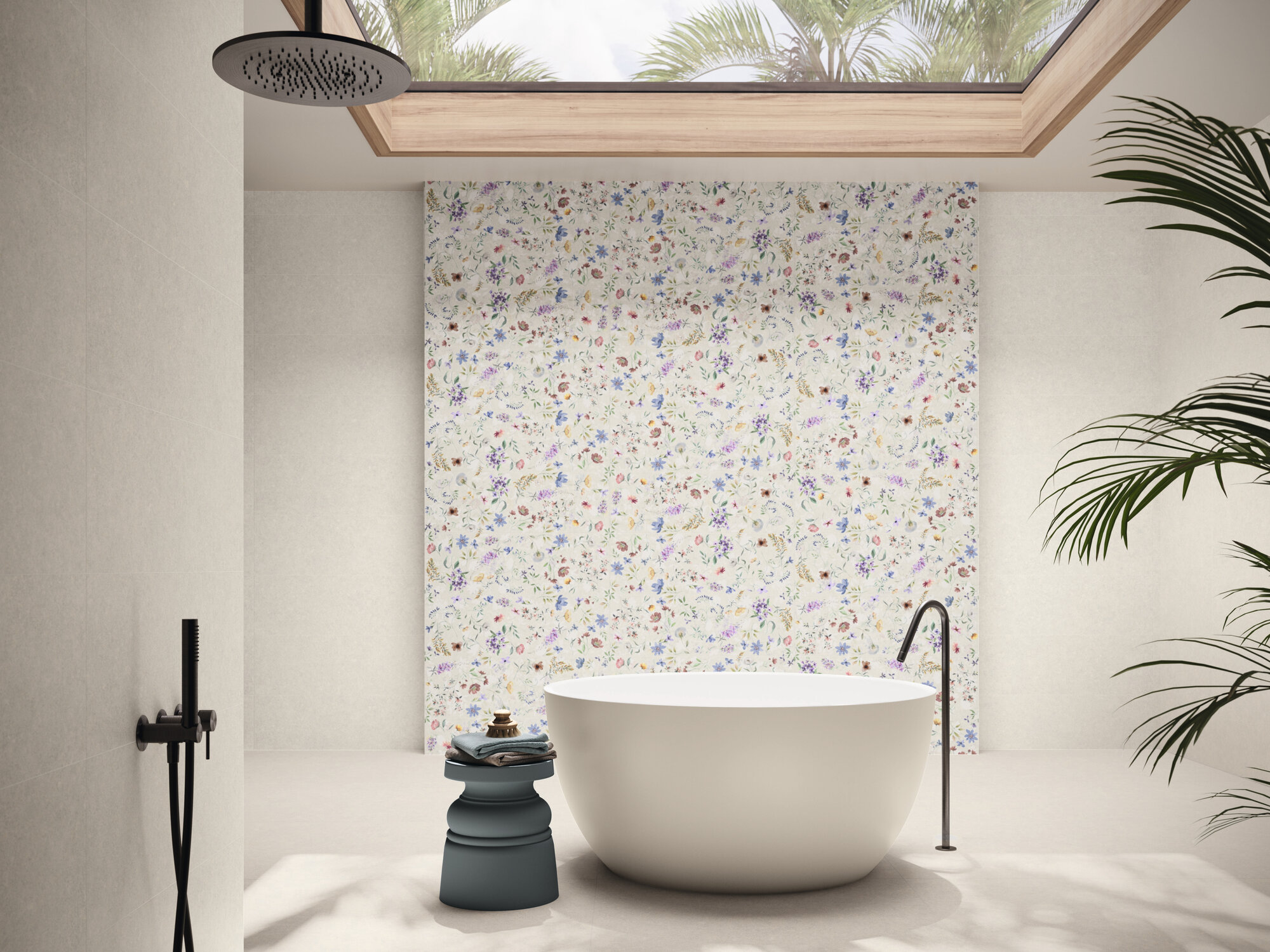 A044519 На стену Iwa Haru White Rect 30x90 - фото 2