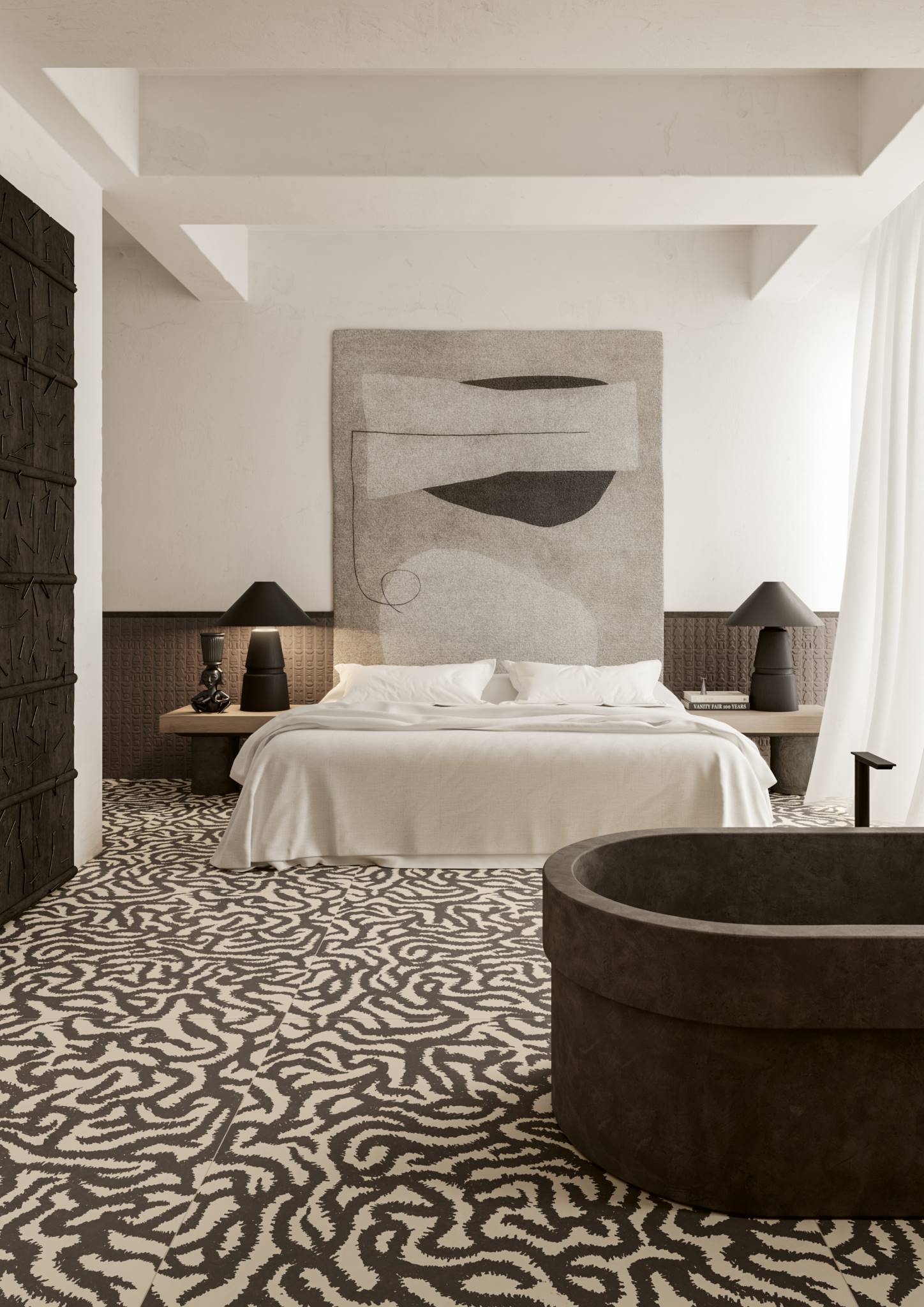 4101232 Декор Nok Palladiana Crock Mosaic Ivory 40x40 - фото 16