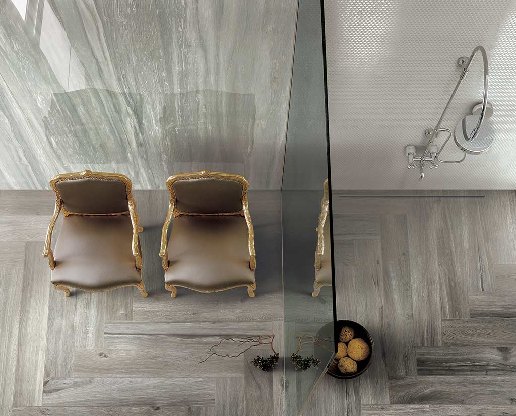 756310 Декор Prexious White Fantasy Mosaico 3x15 Glossy 30x30 - фото 24