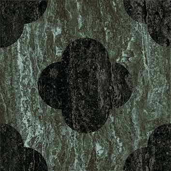 4101204 На пол Dandy Pin Green Black 18.6x18.6 - фото 3