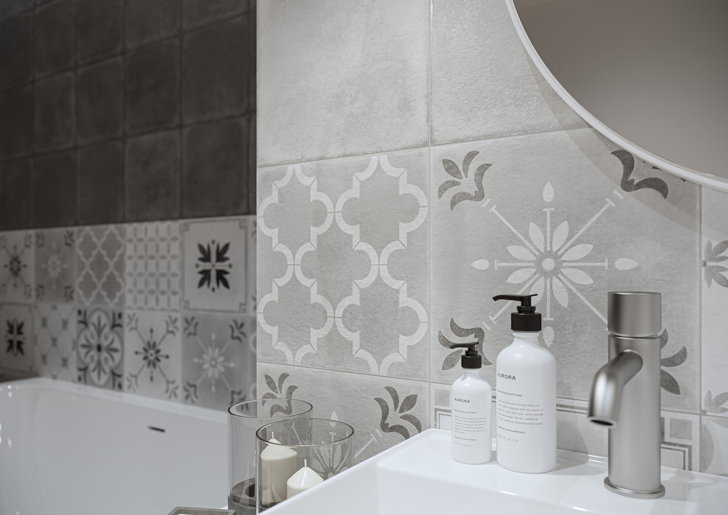 C-MO4A453D Декор Motley Многоцветный цветок - фото 22