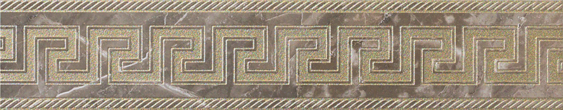 240206 Бордюр Marble Fas.Greca Grigio Sab