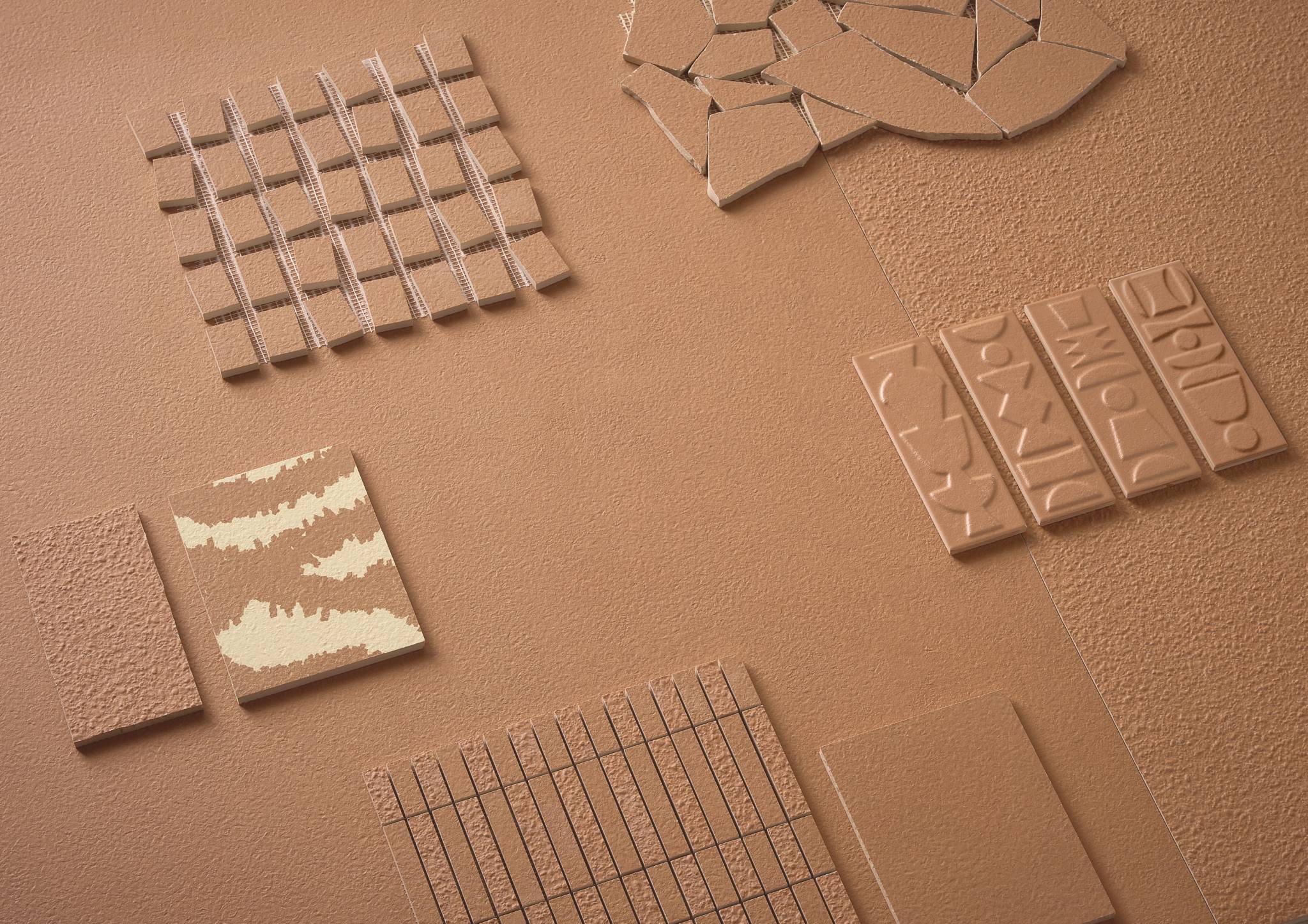 4101232 Декор Nok Palladiana Crock Mosaic Ivory 40x40 - фото 10