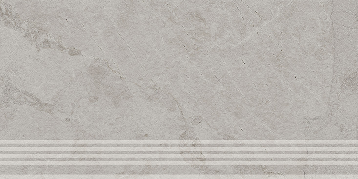 KM6060G1231R8GRF Ступень Сплит Фронтальная серый светлый матовый обрезной 30x60x0.8