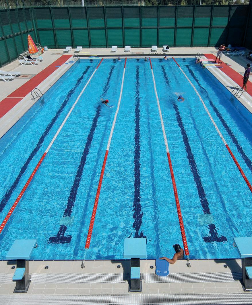 K107 Декоративная вставка Olympic Series Внутренний переливной водоотводный канал Cobalt 15x24.5 - фото 5