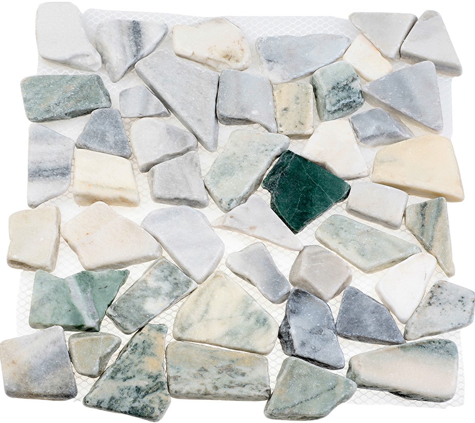 052250 MS7004 IL На пол Каменная Мрамор серо-зелёный 30.5x30.5