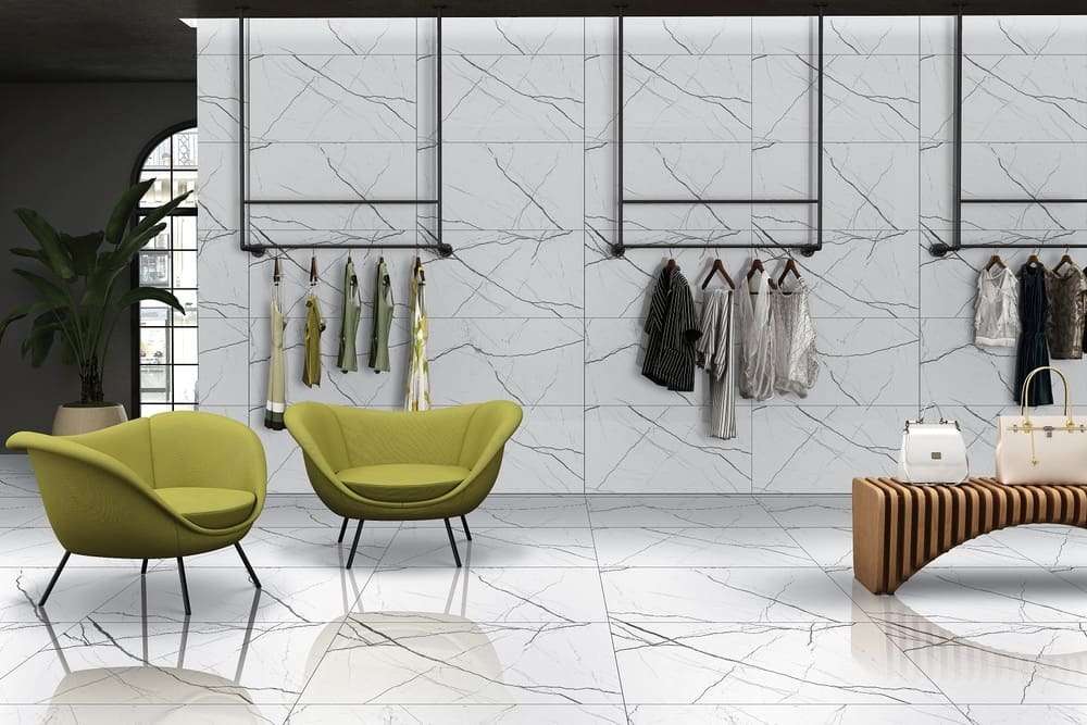 На пол Sensi White Polished 60x120 - фото 2