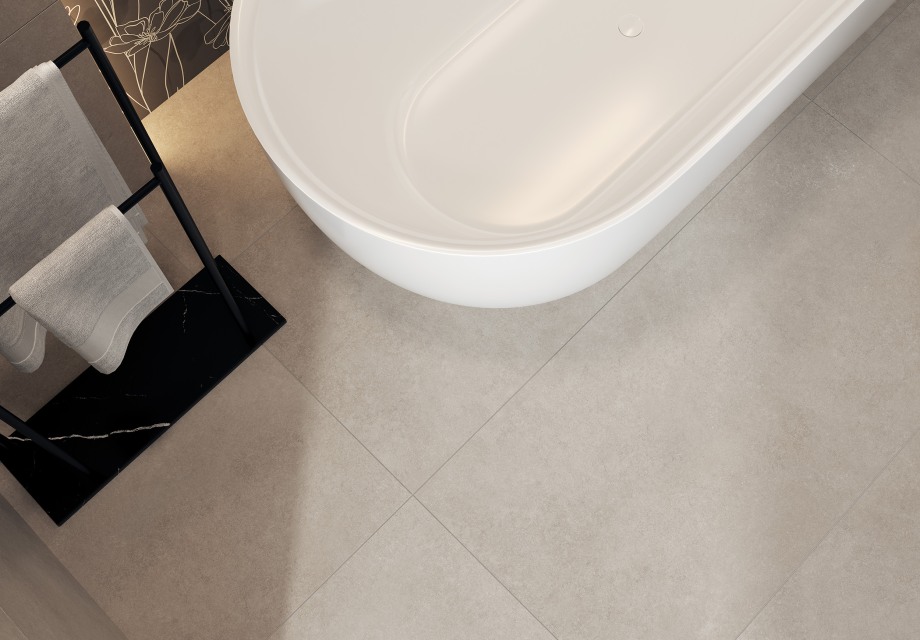 17647 На стену Floresta Цветы синий ректификат 60x120 - фото 17