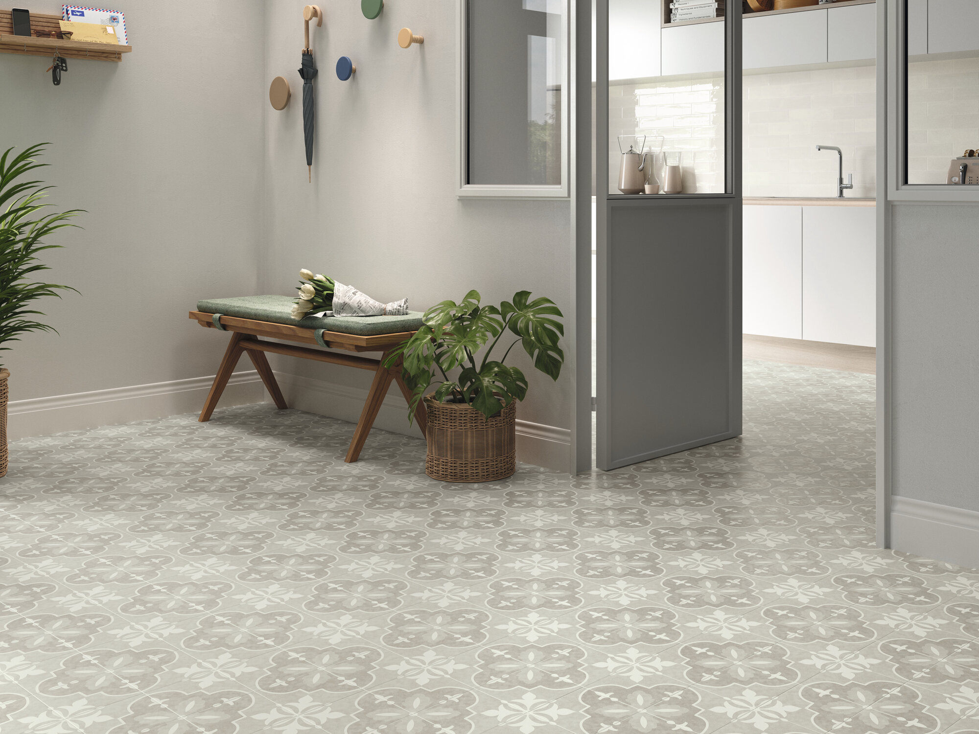 A038719 На пол Brianna Enya Coal 15x15 - фото 14