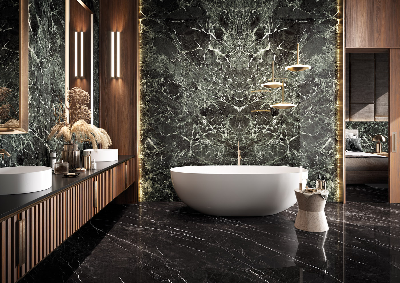 101769 На пол Marble MB22 Calacatta Viola Lev 12mm 162x324 - фото 43