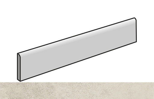 610130004525 Плинтус Drift White 7.2x80 Battiscopa