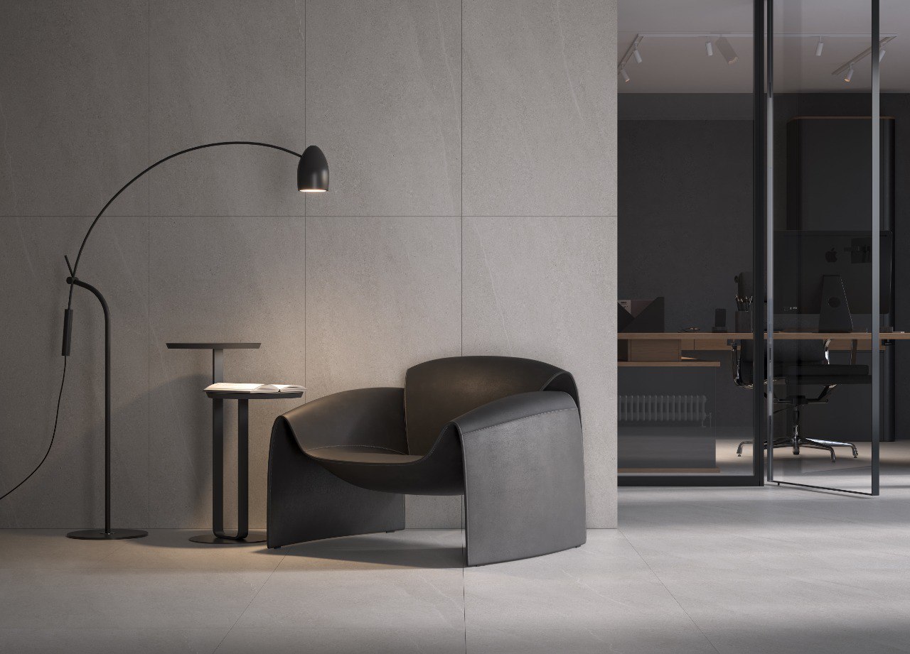 K-2082/MR/p01/76x600x9 Плинтус Gradient Серый MR 76x600x9 - фото 3