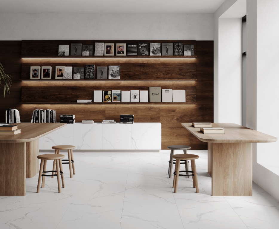 На пол Statuario White PRO Белый матовый R10GR 80х80 - фото 9