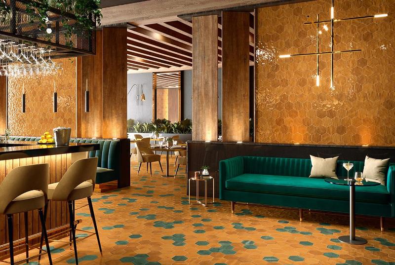 PT03154 На пол Hope Hex Blue Matt - фото 6