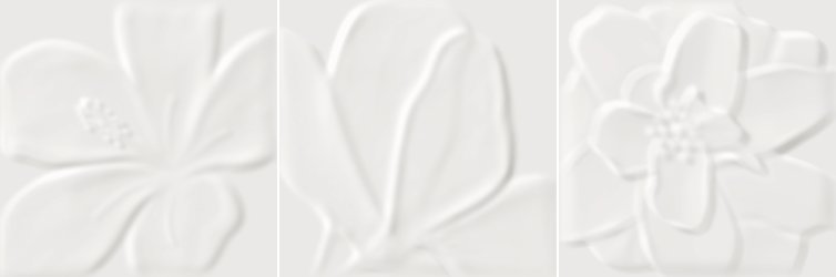 Панно Poeme Avril Beige 25х25 (set 3)