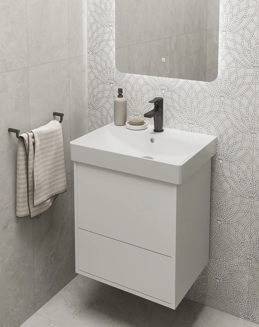 KMD2PTG006BR На стену Литос Чипсет бежевый светлый матовый обрезной 30x60x0.9 - фото 25