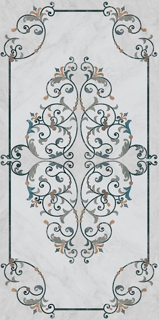 SG570102R Декор Ковры Светлый декорированный лаппатированный 80х160