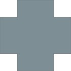 На пол Метлахская плитка 070CRBEU Cross 7 Blue BEU 7x7