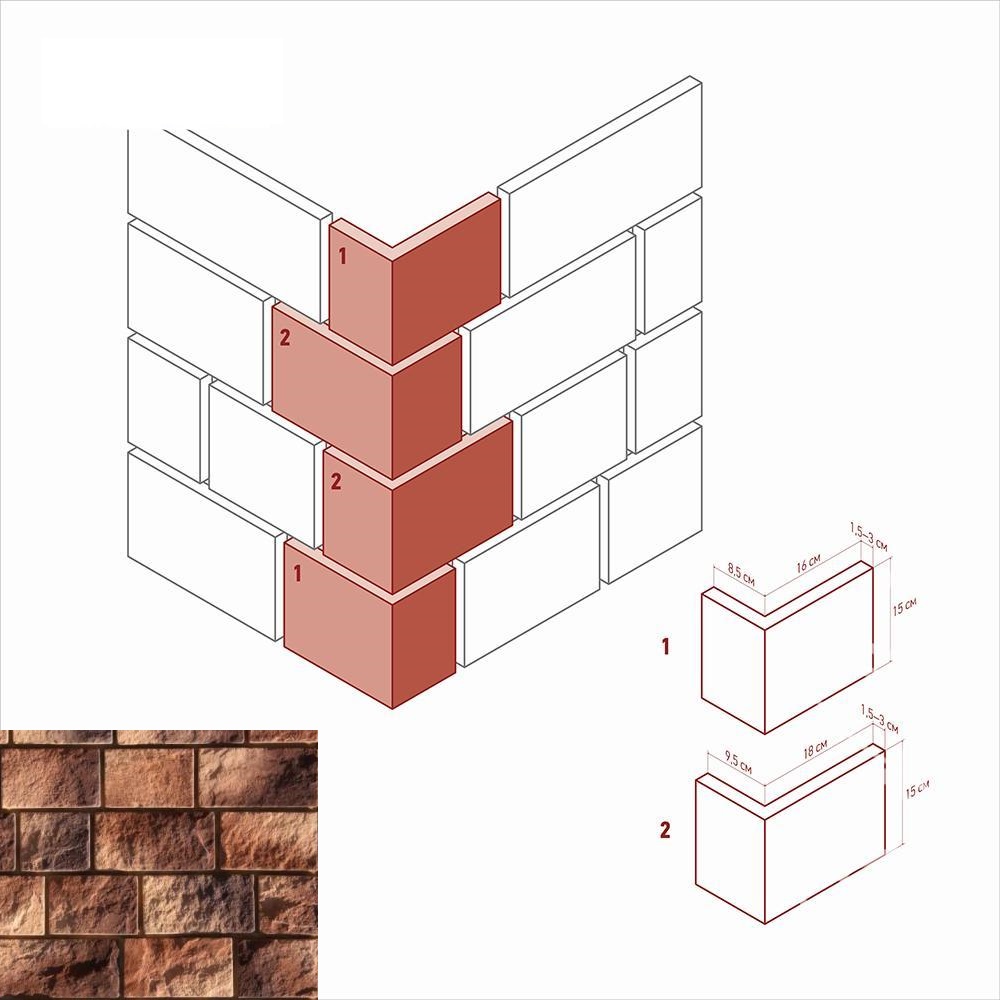 411-45 На стену Шинон 411-45 Угол