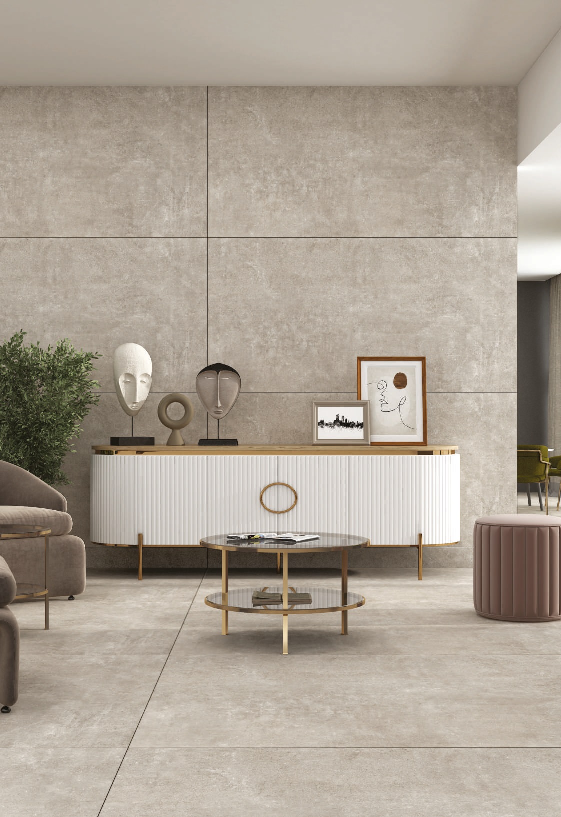 На пол Matt Social Grey 80х80 - фото 20