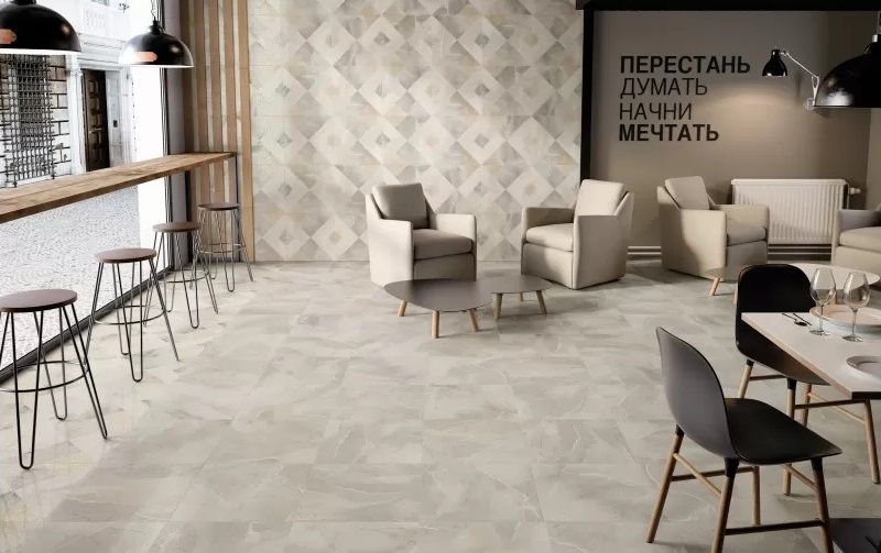 610015000349 На пол Capri Белый 45 Шлифованный и Реттифицированный - фото 2