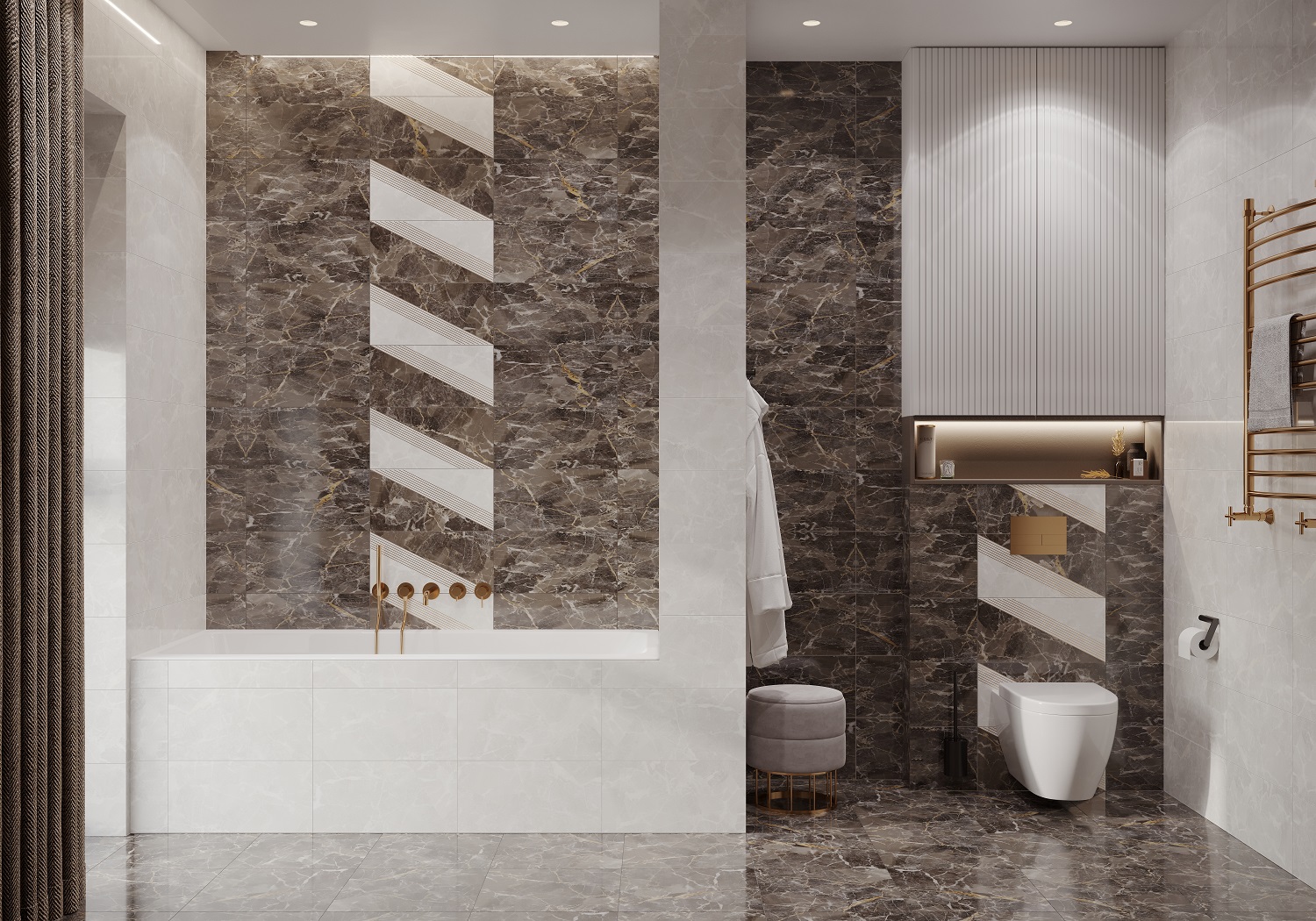 На пол Maundays G Коричневый 418х418 - фото 6