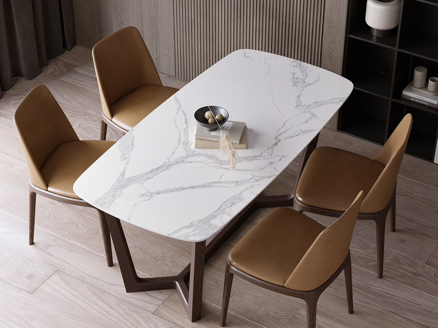 На пол Polished Metalyn Beige Elegance 120х120 - фото 21