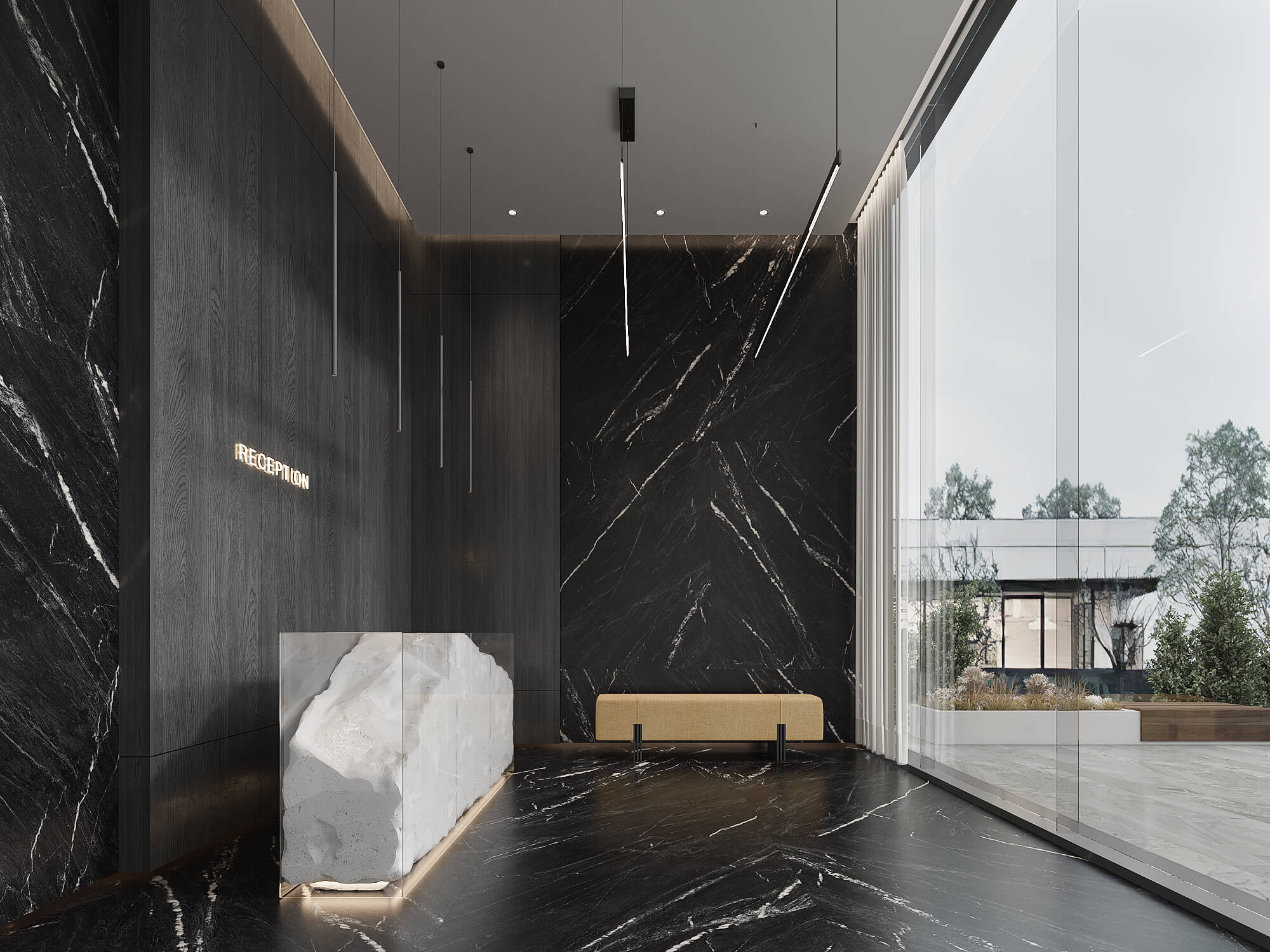 1093 На пол 1XL Slate Nero Mate 180x120 - фото 27